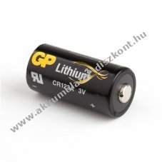 GP CR123A 3V 1db/csomag l�tium elem