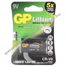 GP Batteries 9V kompatibilis U9VL U9VL-J L522 L522MJ l�tium elem