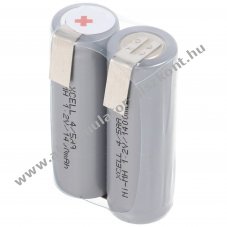 Helyettes�t� Akkumul�tor 2HHR140 2,4V 1400mAh forrf�l borotva �s fogkefe