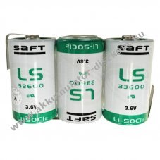 Saft LS33600 10,8V 17000mAh 3db/csomag elempakk l�tium elem