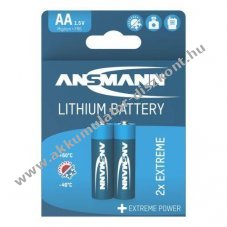 Ansmann l�tium elem AA 1,5V 2db/csomag