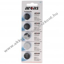 Arcas CR2032 l�tium elem 5db/csomag