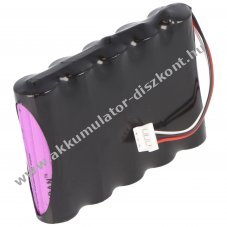 Akku Siemens S54370-Z11-A1 mem�riak�rty� BAT3.6-10, 3,6 V 11 Ah, k�bellel �s csatlakoz�