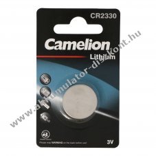 Camelion CR2330 625mAh 23x3mm elem, l�tium elem