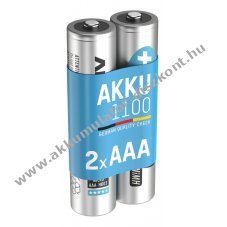 Ansmann Typ 1100 Micro Akkumul�tor 1,2V 1050mAh 2db/csomag NiMH