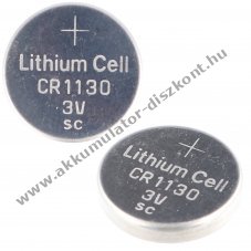 Helyettes�t� elem CR1130 3,0V 2db/csomag l�tium elem