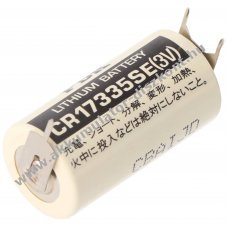 Sanyo CR17335 2/3A 3db forrf�llel 7,6mm raszterm�ret l�tium elem