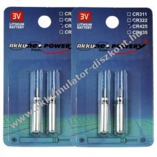Helyettes�t� elem CR425 l�tium elem 2x2db/csomag elektromos �sz�k �s csipog�k