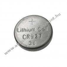 Helyettes�t� elem CR927 3,0V 9,5x2,7mm (nem alkalmas Renata CR927) l�tium elem