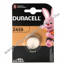 Duracell DL2450 CR2450 3V 486mAh elem l�tium