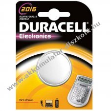 Duracell CR2016 l�tium elem