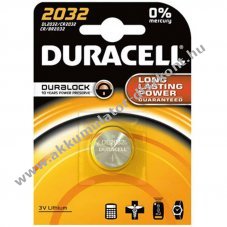 Duracell CR2032 3V 180mAh elem l�tium
