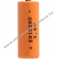 Helyettes�t� elem ER10280 3,7V 450mAh 1,68Wh 28x10mm l�tium elem LiSOCl2