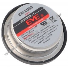 EVE ER22G68 3,6V 400mAh 2 forraszt�pin elem l�tium