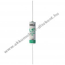 Saft LS14500CNA axi�lis huzalcsatlakoz�s elem l�tium