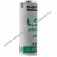 Saft LS17500 l�tium elem 3,6V 3600mAh A m�ret