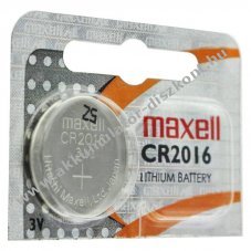 Maxell CR2016 gomb l�tium elem