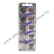 Maxell CR2032 elem 5db/csomag l�tium