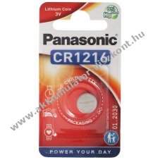 Panasonic CR1216 elem l�tium