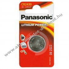 Panasonic CR2430 l�tium elem
