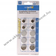 10 db alk�li �s l�tium gombelem, sokf�le felhaszn�l�si ter�letre, v�logatott k�szletben