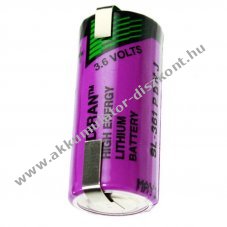Tadiran SL-361 3,6V 1600mAh 2/3 AA (Mignon ceruza) U-alak� forrf�l elem inorganikus l�tium
