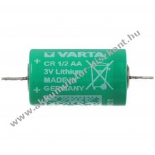 Varta CR1/2AA elem 3,0V 950mAh 6127 axi�lis l�tdr�t l�tium-mang�n dioxid