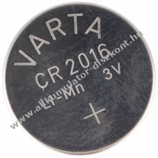 Varta CR2016 3,0V 85mAh l�tium elem