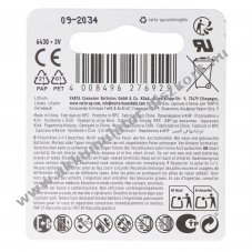 Varta CR2430 3V 280mAh l�tium gombelem