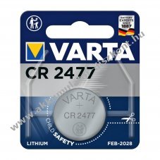 Varta CR2477 3V l�tium gombelem