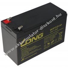 Kung Long WP7.2-12M 12V 7,2Ah VDS G109001 Faston 4,8mm AGM �lom-zsel�s