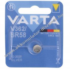 Varta Silver Oxide elem 362 SR58 1.55V 1db/csomag