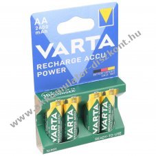Varta Ready2Use AA Mignon ceruza Akkumul�tor 1,2V 2600mAh 4db/csomag NiMH