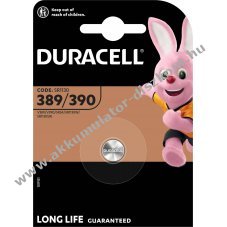 Duracell gombelem 389/390 SR54 1.5V 80mAh �ra 1db/csomag ez�st-oxid