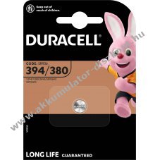 Duracell gombelem 380/394 SR45 1.5V 84mAh 1db/csomag Silver Oxide
