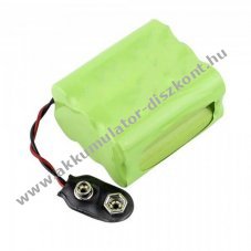Akku 0-9913-Q Visonic Powermax 7,2V Akkumul�torpakk 9V klipszes elemmel