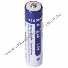 Xtar AAA (mikro) Akkumul�tor 1,5V 1100mWh 700mAh t�lt� kompatibilis Li-ion