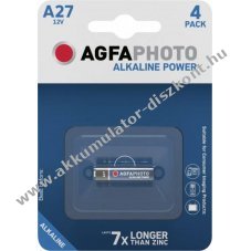 Agfaphoto alk�li elem LR27 12V 1db/csomag