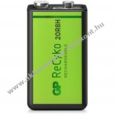 GP ReCyko Akkumul�tor 9V 200mAh 1db/csomag NiMH