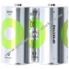 GP ReCyko D (g�li�t) Akkumul�tor 1,2V 3000mAh 2db/csomag NiMH