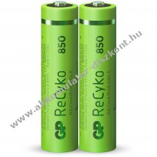 GP ReCyko AAA (mikro) Akkumul�tor 1,2V 850mAh 2db/csomag NiMH