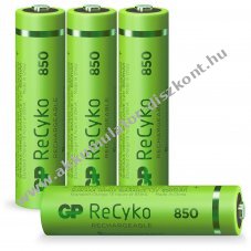 GP ReCyko AAA (mikro) Akkumul�tor 1,2V 850mAh 4db/csomag NiMH