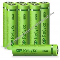 GP ReCyko AAA mikro Akkumul�tor 1,2V 850mAh 8db/csomag NiMH