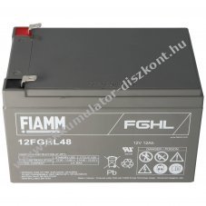 Fiamm 12FGHL48 12V 12000mAh Faston 6,3mm VDS G118040 Akkumul�tor AGM �lom-zsel�s