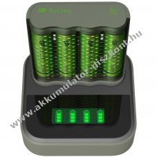 GP M451 USB t�lt� dokkol� ReCyko 4x AA 2600mAh 4db/csomag