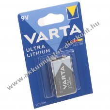 Varta l�tium elem 9V U9VL 1200mAh