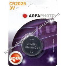 Agfaphoto l�tium elem CR2025 3V 1db/csomag