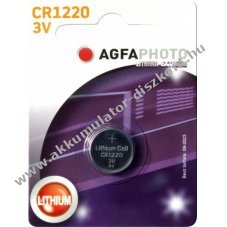 Agfaphoto l�tium gombelem CR1220 3V 1db/csomag