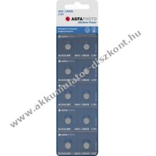 Agfaphoto AG4 LR626 gombelem 1,5V 18mAh 10db/csomag Alkaline