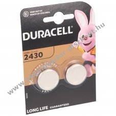 Duracell CR2430 l�tium gombelem 3V 2db/csomag